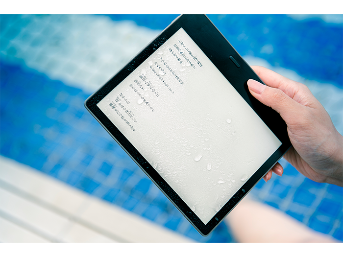 海＆山へ旅の必需品、「Kindle Oasis」新モデルのメディア向け体験
